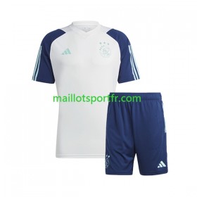 Ajax Amsterdam Enfant Maillot d'entraînement Bleu Blanc 2023/24